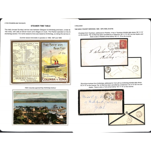 539 - 1869-1910 Covers and cards including 1869-76 covers carried on the packet prior to the use of datest... 