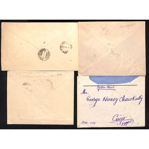 692 - Persia/Iraq. 1922-29 Covers including first flights from Teheran to Khanikin (1925), Teheran to Bush... 