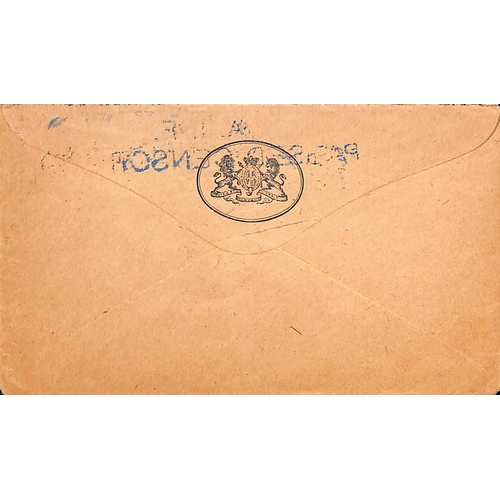 744 - c.1915 Stampless O.A.S covers and cards with censor cachets incorporating the transport number, comp... 