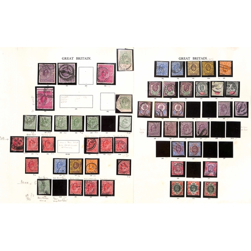 2 - 1840-1936 QV-KGV Used collection in an S.G. Windsor album including 1d blacks (6, four fine with fou... 