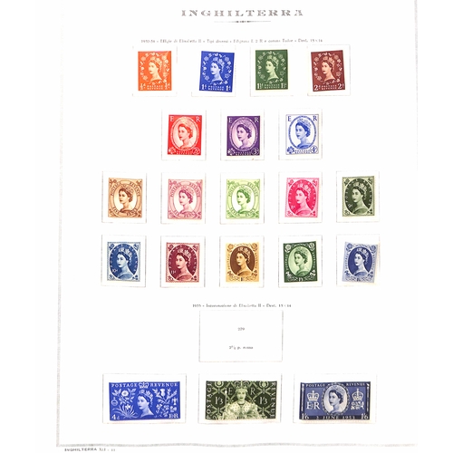 74 - 1953-80 Unmounted mint collection in a Marini album, largely complete, with 1955 Castles Waterlow pr... 