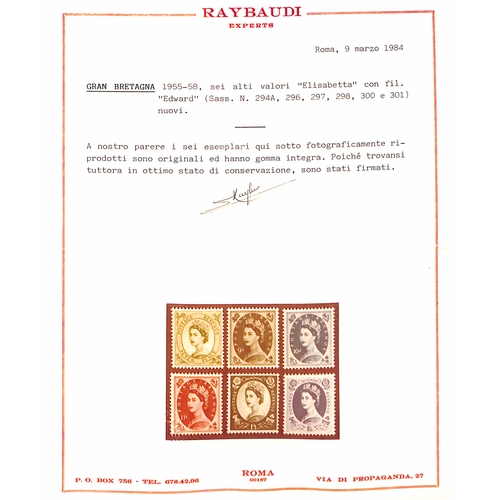 74 - 1953-80 Unmounted mint collection in a Marini album, largely complete, with 1955 Castles Waterlow pr... 