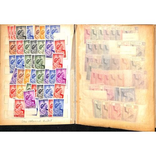 825 - 1937-52 KGVI Stamps, mainly unmounted mint in a stockbook including 1948 Royal Wedding set complete,... 