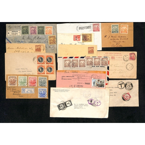 902 - QV-QEII Covers including Paquebots and maritime mail, postage due stamps on covers (4), first flight... 