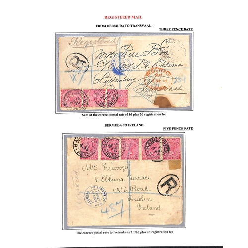 546 - 1845-69 Stamped entire letters (2) and a cover from G.B to USA, comprising 1845 letter from Ireland ... 