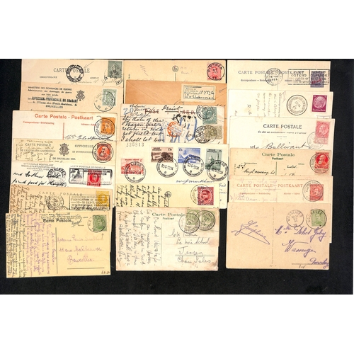 943 - 1825-1971 Covers and cards including Ostende-Dover Seapost postal stationery postcards (22) and canc... 