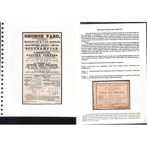 352 - 1825-66 Printed ephemera concerning shipping services to the continent, including 1828 and 1836 Gene... 