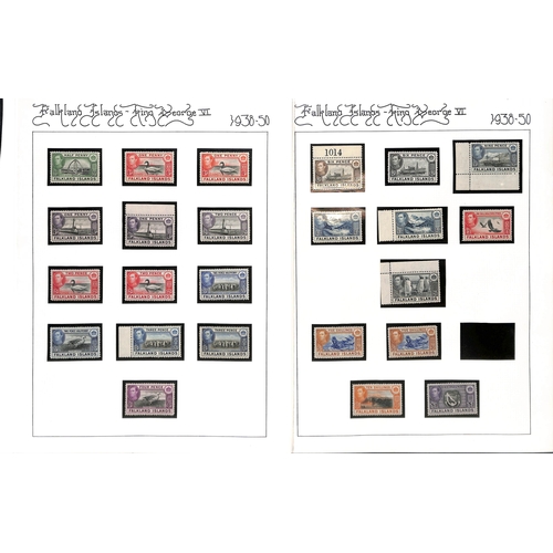 999 - 1938-50 and 1952 KGVI Sets, the 1938-50 set with some additional shades, also Falkland Island Depend... 