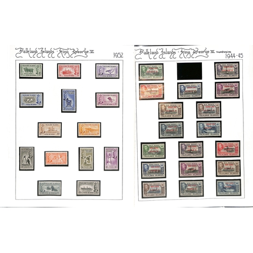 999 - 1938-50 and 1952 KGVI Sets, the 1938-50 set with some additional shades, also Falkland Island Depend... 