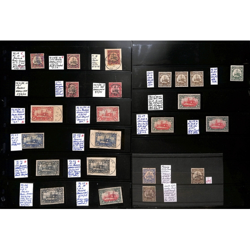 1025 - 1899-1919 Mint and used collection with shades, cancels, some pieces, including 1899 48 degrees over... 