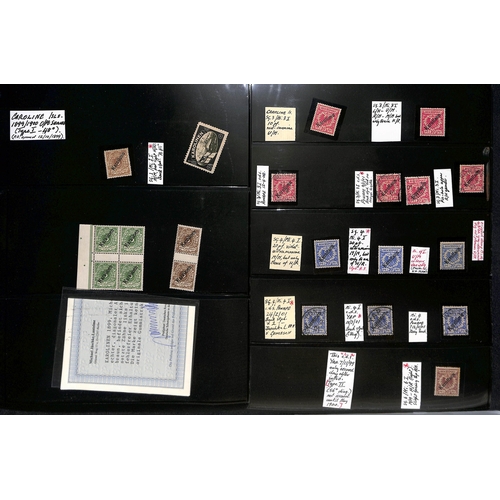 1025 - 1899-1919 Mint and used collection with shades, cancels, some pieces, including 1899 48 degrees over... 