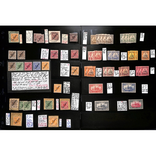 1025 - 1899-1919 Mint and used collection with shades, cancels, some pieces, including 1899 48 degrees over... 