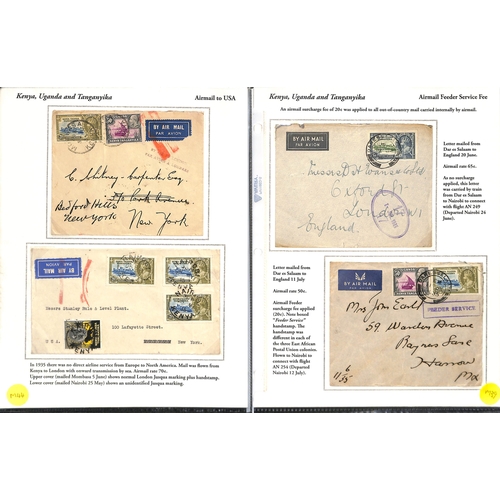 782 - KUT. 1935 Commercial covers (32) and a postcard from KUT, various rates and destinations including E... 