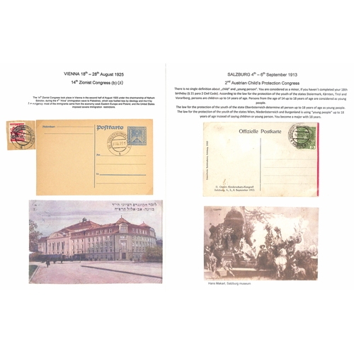 894 - International Congresses & Conventions. 1891-1937 Covers and cards with cancels for congresses compr... 