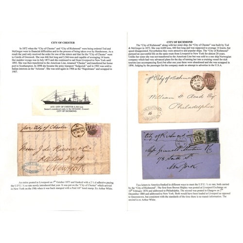 581 - 1853-87 Entire letters, entires and covers from G.B (23), France or North German Confederation all t... 