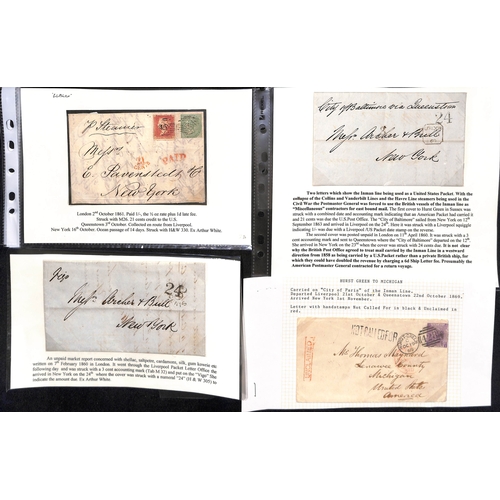 581 - 1853-87 Entire letters, entires and covers from G.B (23), France or North German Confederation all t... 