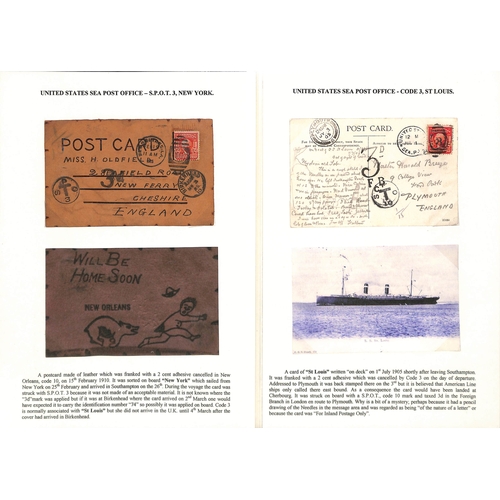 605 - 1893-1907 Covers (2) and postcards (6) with 