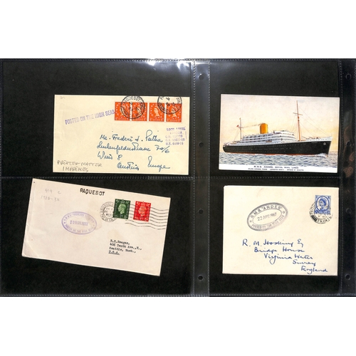 605 - 1893-1907 Covers (2) and postcards (6) with 