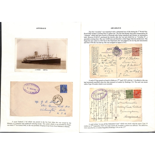 605 - 1893-1907 Covers (2) and postcards (6) with 