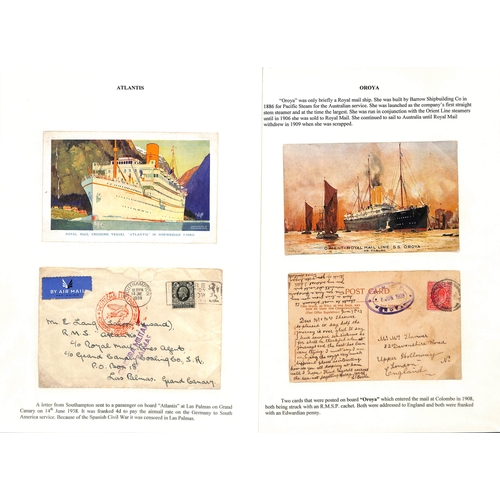 605 - 1893-1907 Covers (2) and postcards (6) with 