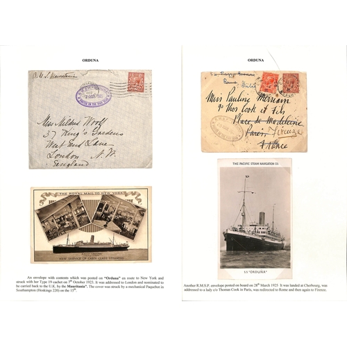 605 - 1893-1907 Covers (2) and postcards (6) with 