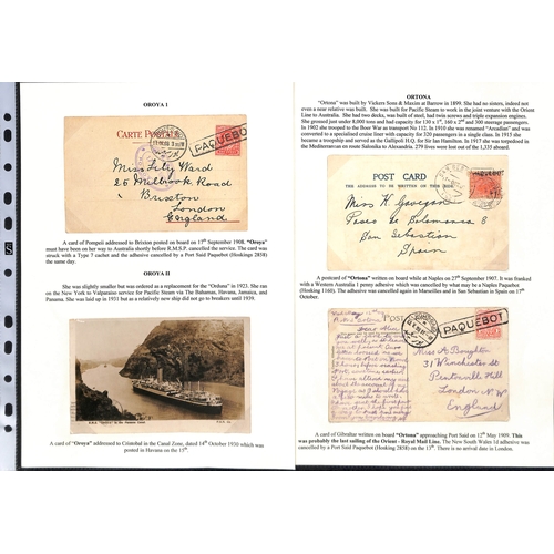 605 - 1893-1907 Covers (2) and postcards (6) with 