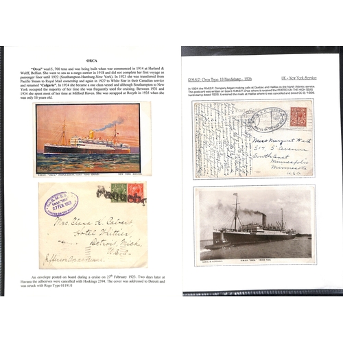 605 - 1893-1907 Covers (2) and postcards (6) with 