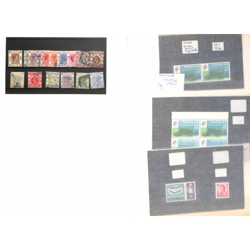 1099 - QV-QEII Stamps including postage dues, China overprints, a few revenues and covers. Also Indo-China ... 