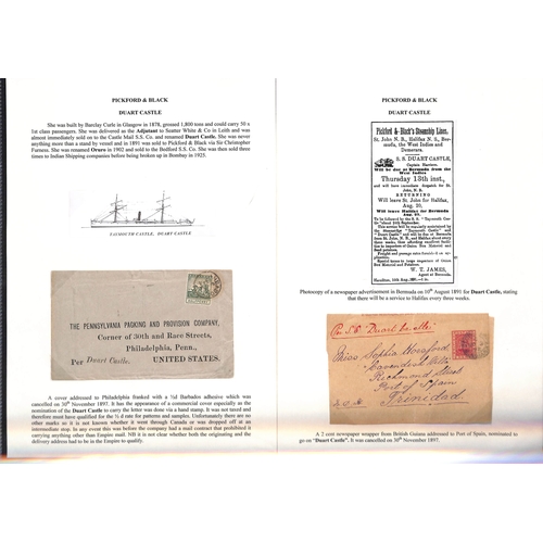 675 - 1892-1914 Covers and cards from Jamaica (2), Barbados (2), British Guiana (4), Martinique, Bermuda, ... 