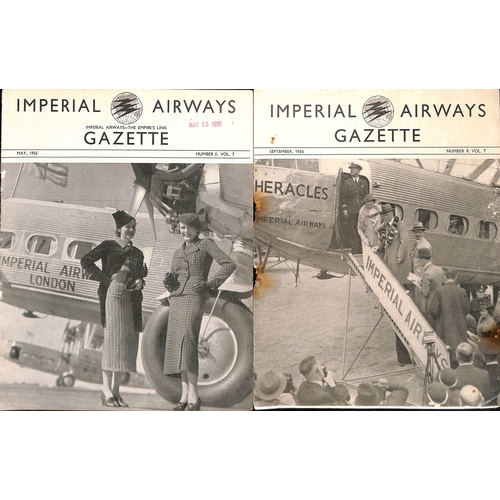 689 - 1935 Timetables and brochures comprising Imperial Airways timetables to Africa (two versions) or Eur... 