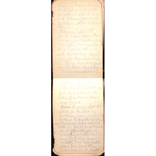 1412 - 1900 (Mar 3) - 1901 (Mar 10) Small but well filled diary kept by an officer, apparently in the Volun... 