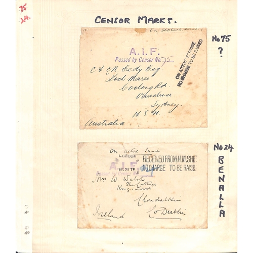 745 - 1915-16 Covers and cards with 