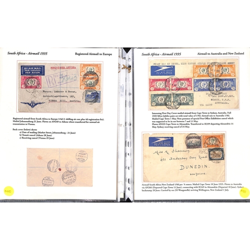 785 - Southern Africa. 1935-36 Covers and cards from South Africa (30), Basutoland, Swaziland or Bechuanal... 