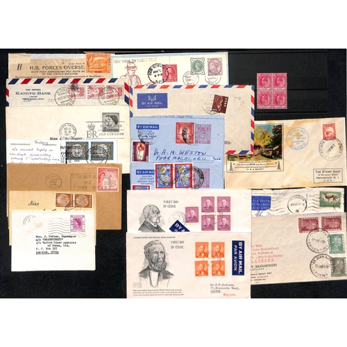 804 - 1819-1960 Covers and cards including 1819 entire letter sent within Java with Samarang handstamp; co... 