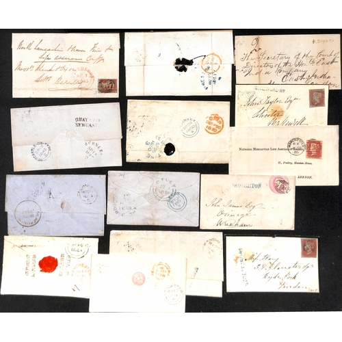 306 - 1768-1905 Entire letters, entires and covers including prestamp, 1845-53 traveller datestamps (6), u... 