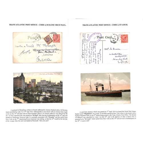 610 - 1908-14 Postcards franked ½d or 1d (4) all with 