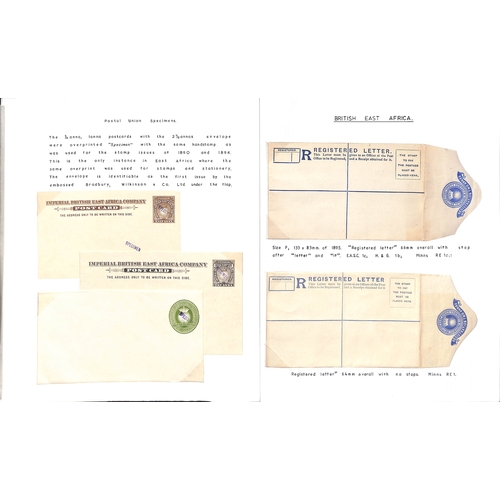 1230 - Postal Stationery. 1893-96 Postal stationery comprising B.E.A issue ½a, 1a postcards and 2½... 