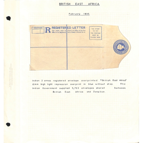 1230 - Postal Stationery. 1893-96 Postal stationery comprising B.E.A issue ½a, 1a postcards and 2½... 