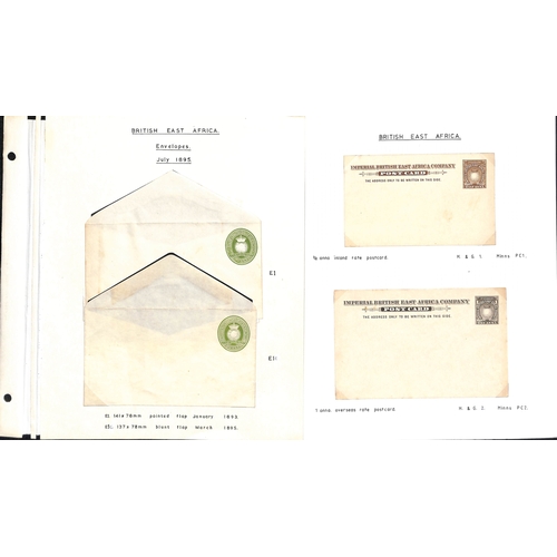 1230 - Postal Stationery. 1893-96 Postal stationery comprising B.E.A issue ½a, 1a postcards and 2½... 