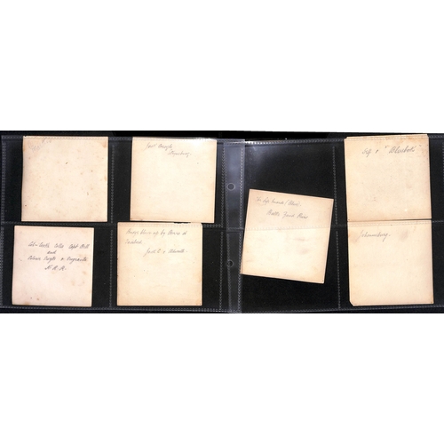 1389 - Photographs. Original photos taken by an officer in the Kings Royal Rifles, each approximately 80x80... 