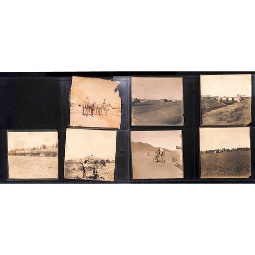 1389 - Photographs. Original photos taken by an officer in the Kings Royal Rifles, each approximately 80x80... 