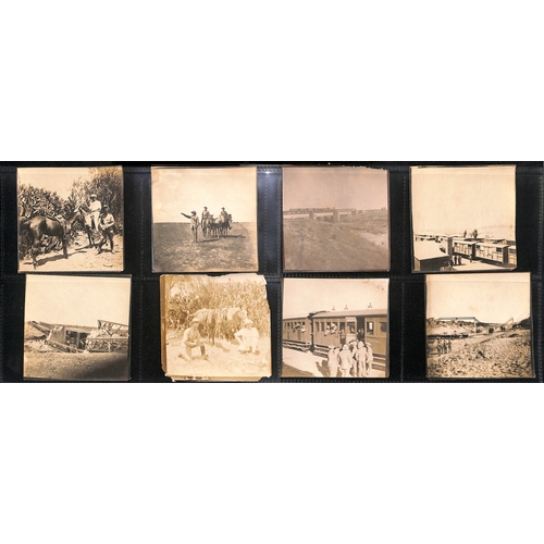 1389 - Photographs. Original photos taken by an officer in the Kings Royal Rifles, each approximately 80x80... 