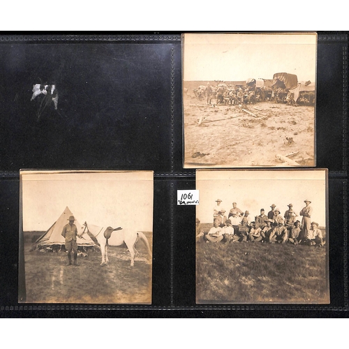 1389 - Photographs. Original photos taken by an officer in the Kings Royal Rifles, each approximately 80x80... 