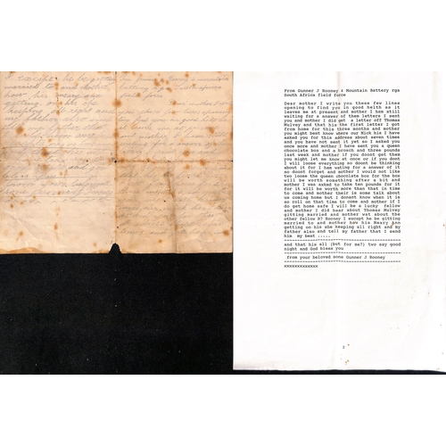 1390 - Various letters and documents including 1871 commission document appointing William Monckton a Lieut... 