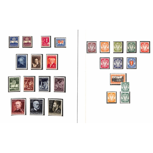 984 - 1920-39 Mint collection in an album including 1920 2pf - 80pf Kleiner Innendienst overprints (no 60p... 