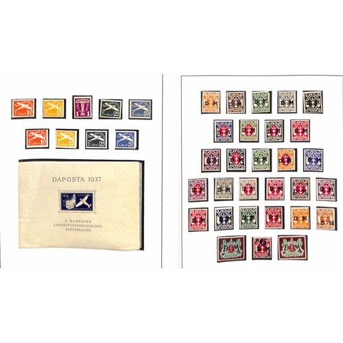 984 - 1920-39 Mint collection in an album including 1920 2pf - 80pf Kleiner Innendienst overprints (no 60p... 