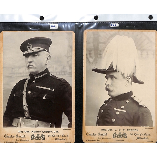 1399 - British Army Commanders - Photos. Cabinet photos of Baden Powell, Earl of Rosslyn, Pole-Carew, Ian H... 