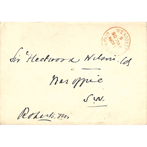 1404 - Lord Roberts. 1893 ½d Postcard and 1900-10 covers (7) from Roberts, with two 1900 stampless off... 