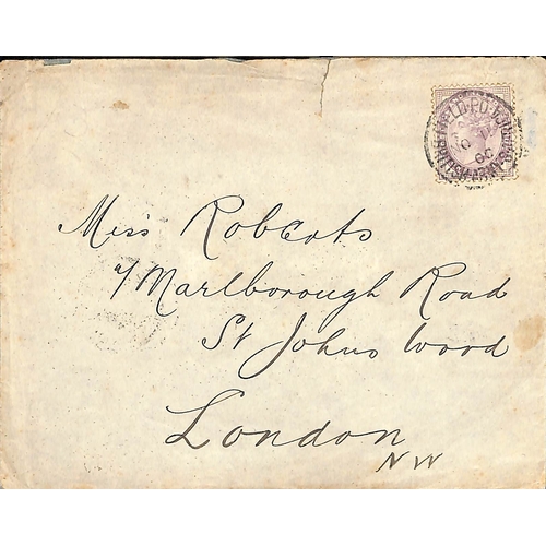 1404 - Lord Roberts. 1893 ½d Postcard and 1900-10 covers (7) from Roberts, with two 1900 stampless off... 