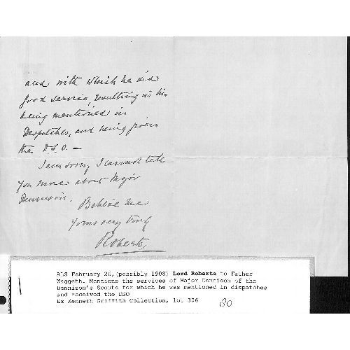 1406 - Lord Roberts. 1899-1914 Letters (10) and a telegram all signed by Roberts, also a signed note, three... 